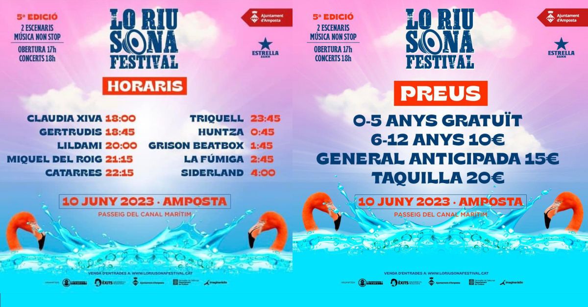 Lo Riu sona Festival. 5a edici�