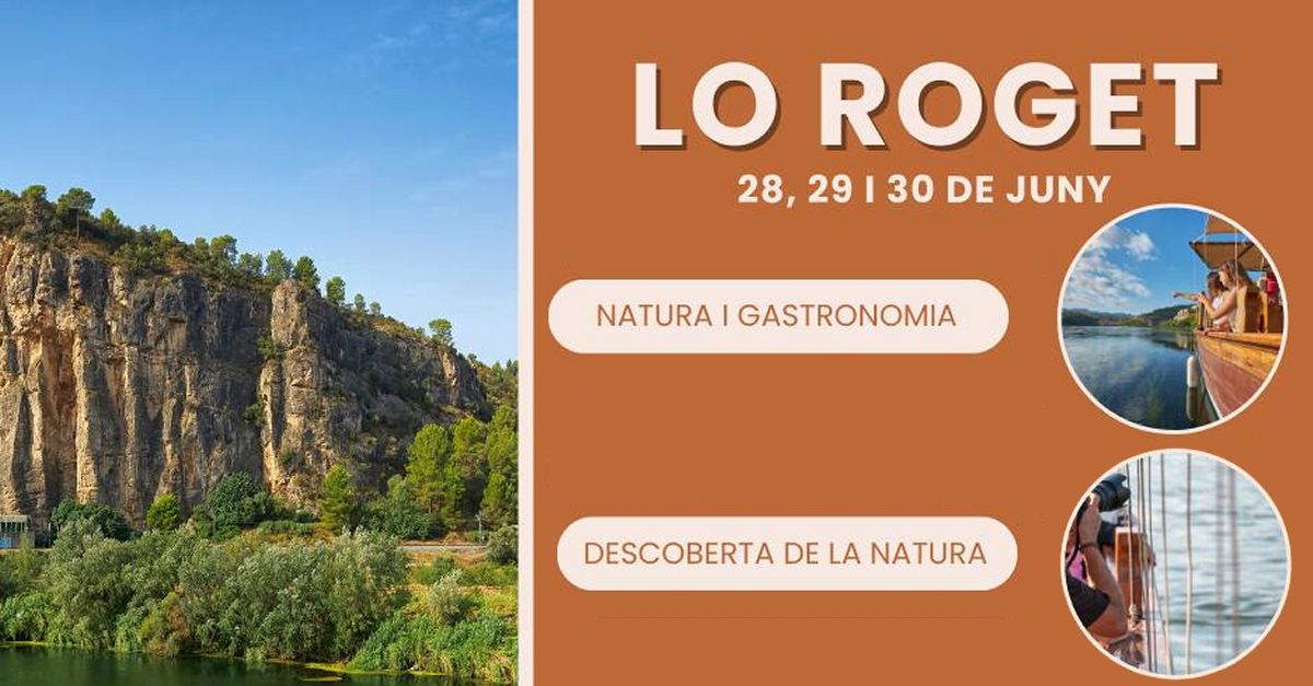 Passejada guiada per l�Ebre a bord de lo Roget m�s tast de dol�os i moscatell