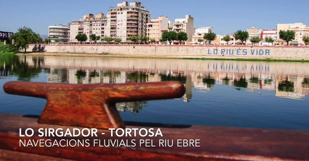 Salida por el r�o Ebro tomando el vermut con lo Sirgador