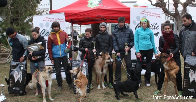 Celebrat amb �xit el primer Lo Canicross a Poble Nou del Delta