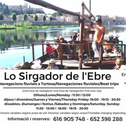 LO SIRGADOR DE L&rsquo;EBRE. Llagut tur�stic. Tortosa