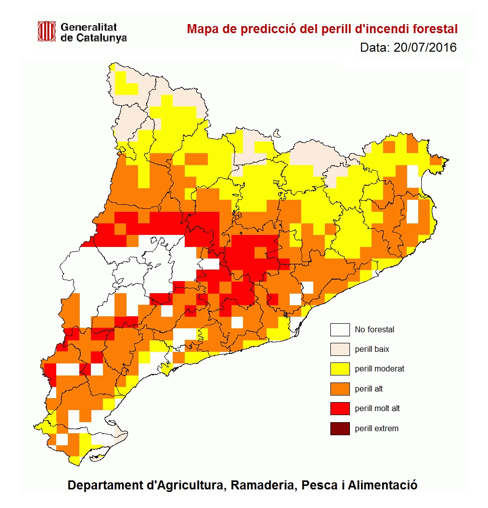 El Govern demana extremar la precauci� davant el risc d&rsquo;incendis  | EbreActiu.cat, revista digital d&rsquo;oci actiu | Terres de l&rsquo;Ebre ...