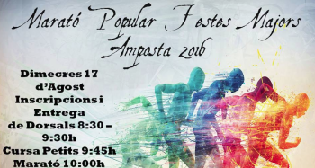 Marat� popular Festes Majors Amposta 2016