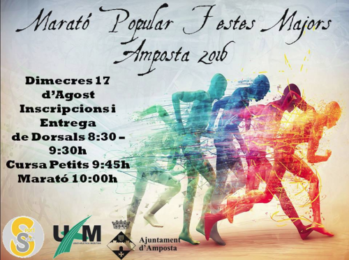 Marató popular Festes Majors Amposta 2016 Marató popular Festes Majors Amposta 2016