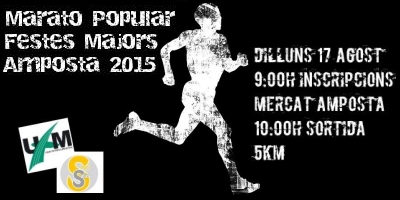 marat� popular Festes Majors Amposta 2015