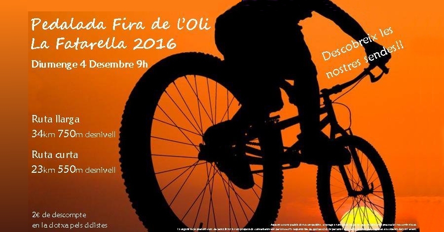 Marxa BTT de  la Festa de l’Oli 2016
