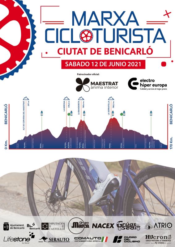 1a Marxa cicloturista Ciutat de Benicarl�