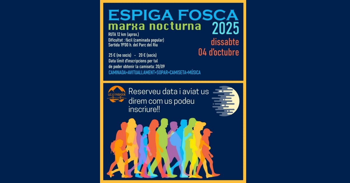 Marxa nocturna Espiga Fosca Marxa nocturna Espiga Fosca