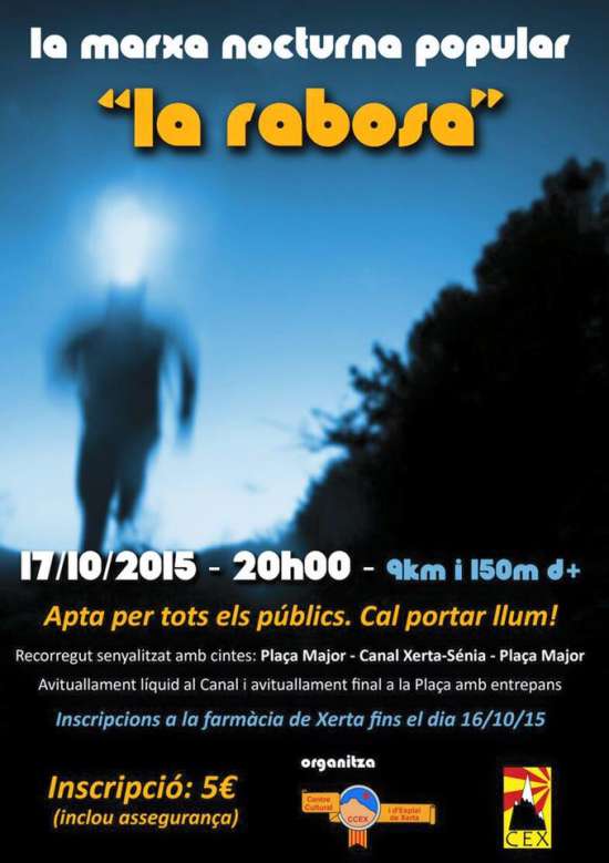 Marxa nocturna "La Rabosa" Marxa nocturna "La Rabosa"