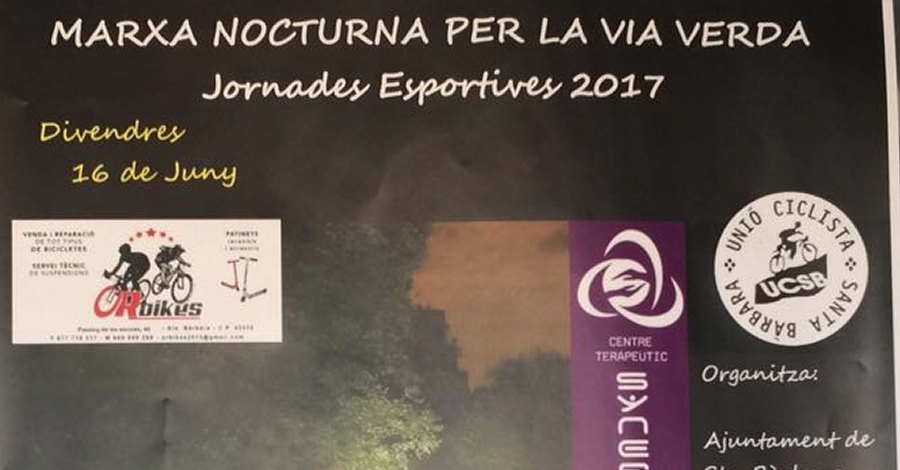 Marcha nocturna por la Via Verde