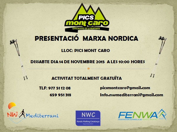 Presentació: marxa nòrdica Presentació: marxa nòrdica