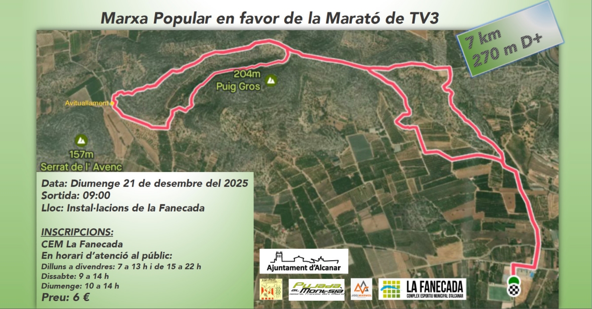 Marxa popular en favor de la Marat� de TV3