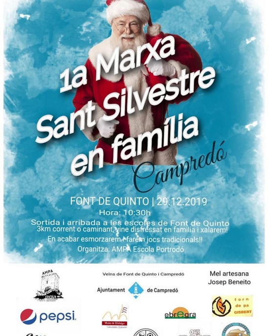 1a Marxa Sant Silvestre en fam�lia a Campred�