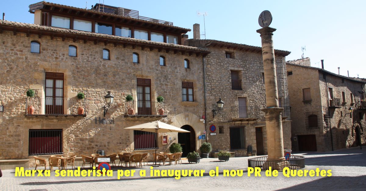 Marxa senderista per a inaugurar el nou PR de Queretes Marxa senderista per a inaugurar el nou PR de Queretes