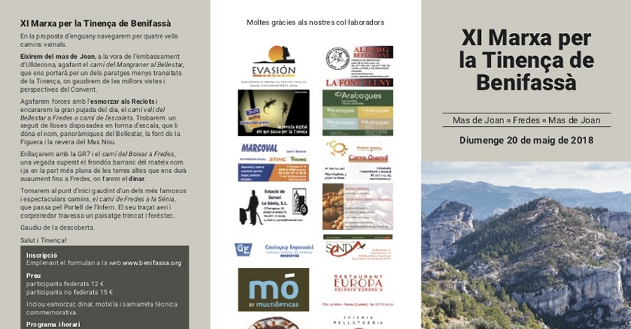 XI Marxa per la Tinen�a de Benifass�