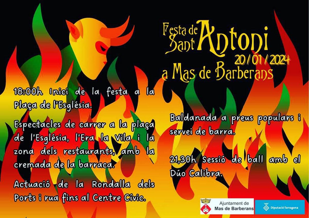 Sant Antoni 2024 a Mas de Barberans Sant Antoni 2024 a Mas de Barberans