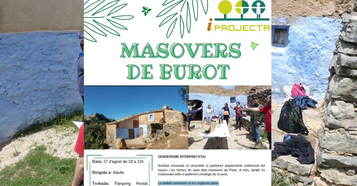 Activitat d�educaci� ambiental: Masovers de Burot