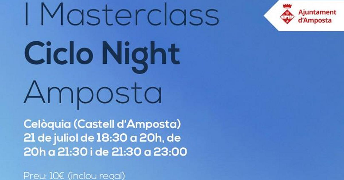 I Masterclass Ciclo Night [CANCEL�LADA]