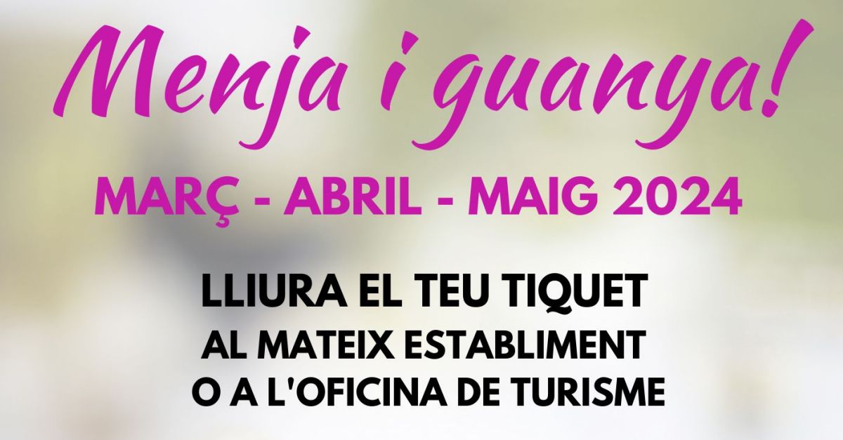 Menjar als establiments de restauraci de Vandells i lHospitalet de lInfant pot tenir premi