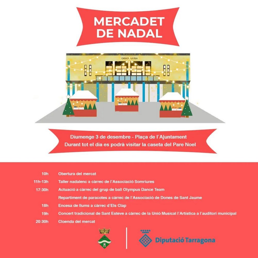 Mercadet de Nadal a Sant Jaume d�Enveja