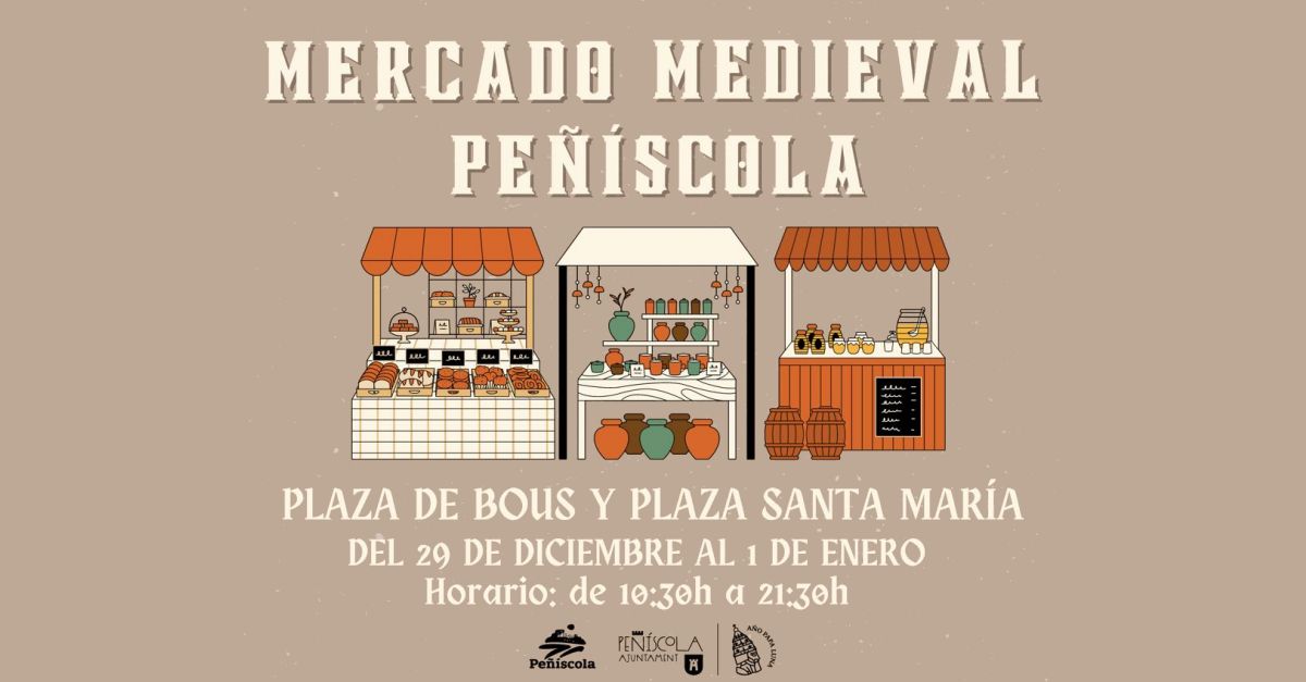 Mercado medieval en Pen�scola