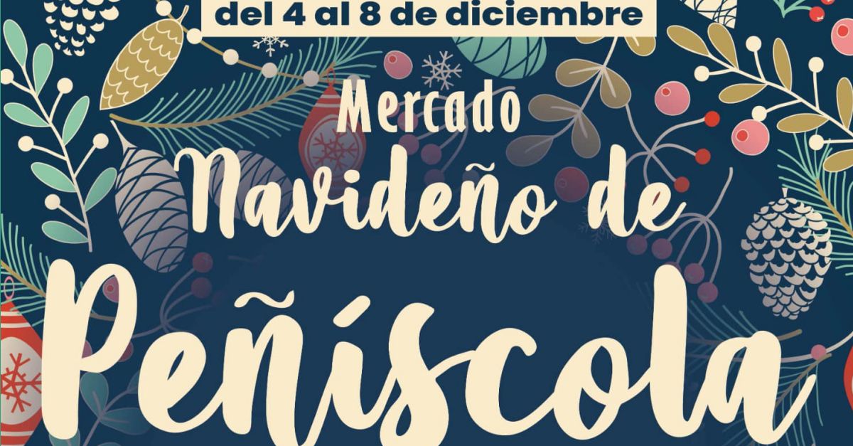 Mercado navide�o de Pe��scola