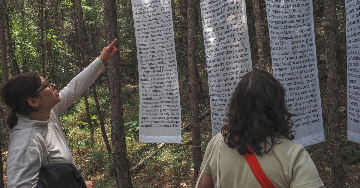 Ms de 150 persones gaudeixen de lart contemporani amb Els Ports. Natura i Art