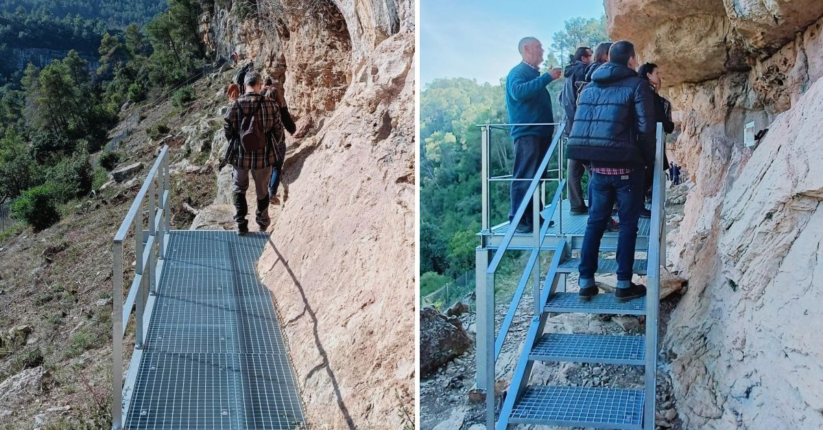 Capanes millora laccessibilitat i la senyalitzaci de lespai visitable de les pintures rupestres