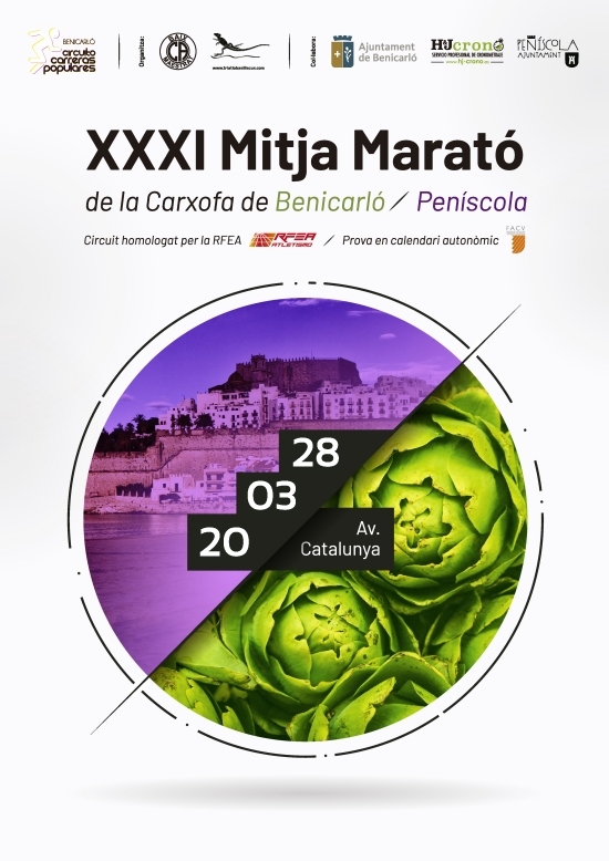 XXXI Mitja Marat� de la Carxofa Benicarl�-Pen�scola - traslladat al 28/03/2020
