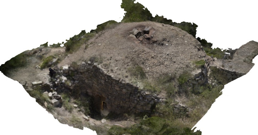 Un horno de aceite de enebro en 3D
