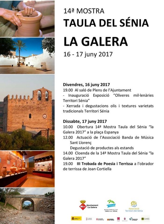 14a Mostra Taula del Sénia «La Galera2017» 14a Mostra Taula del Sénia «La Galera2017»