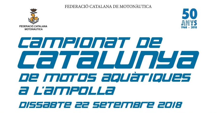 Campionat de Catalunya de motos aqu�tiques