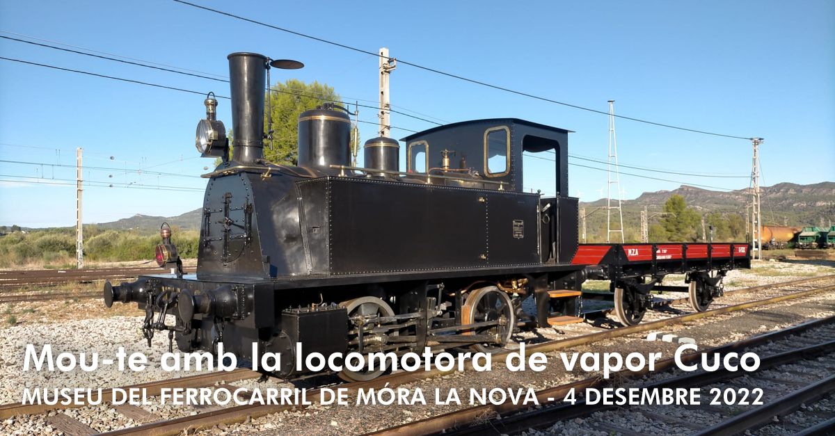 Mu�vete con la locomotora de vapor Cuco