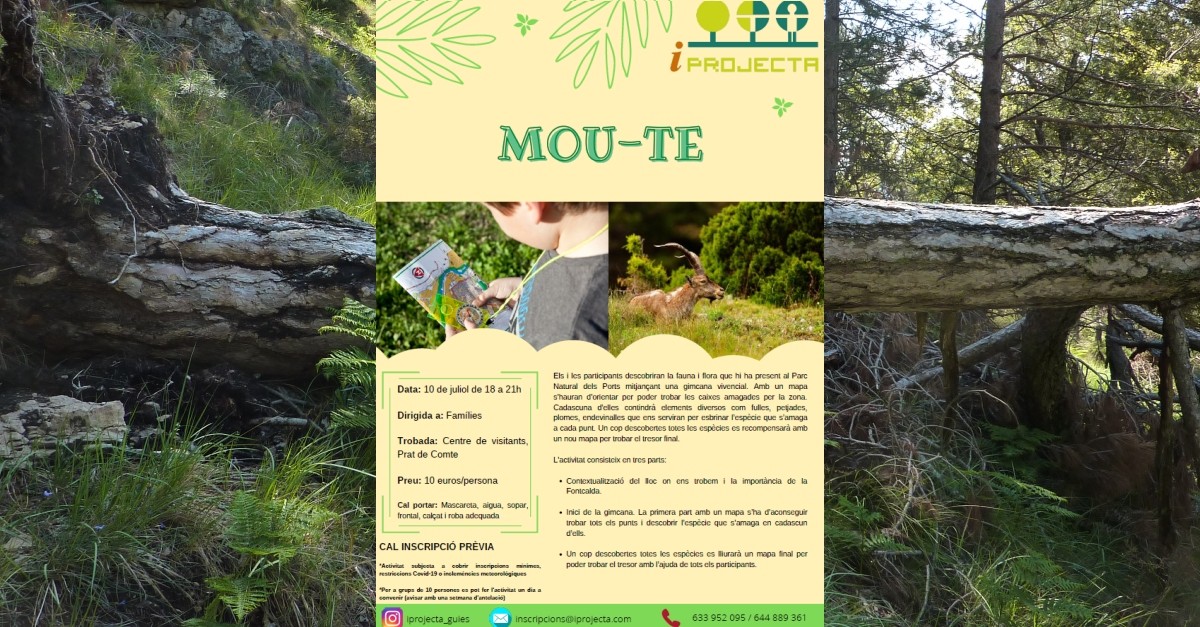 Activitat d’educació ambiental: Mou-te Activitat d’educació ambiental: Mou-te