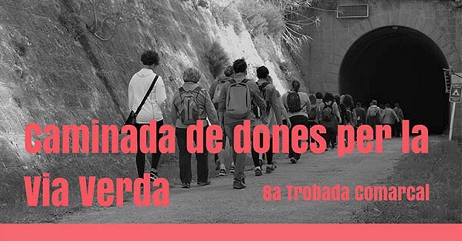 Caminata de mujeres por la V�a Verde (8a Encuentro Comarcal)