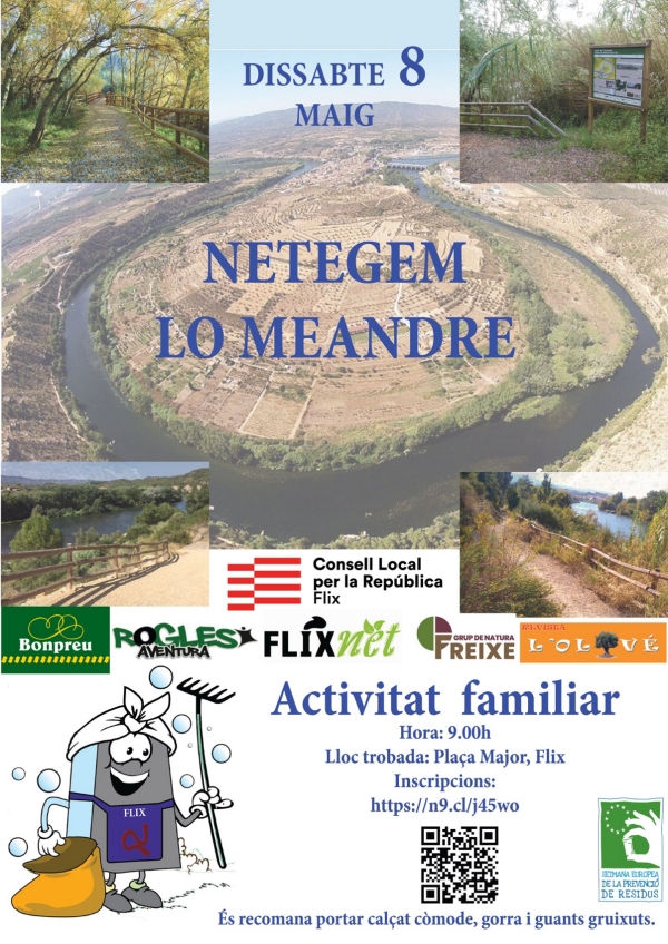 Let&rsquo;s Clean Up Europe: Netegem lo Meandre de Flix