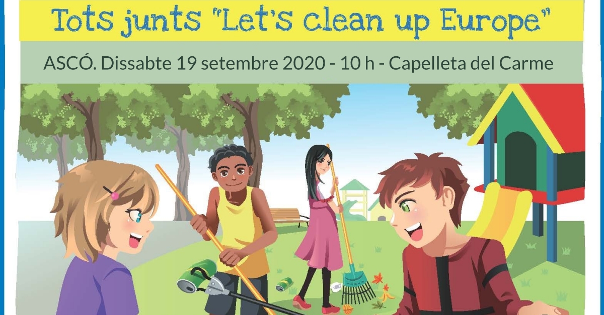 Let&rsquo;s Clean Up Europe: Netegem lo barranc de la Fontxinxella a Asc�
