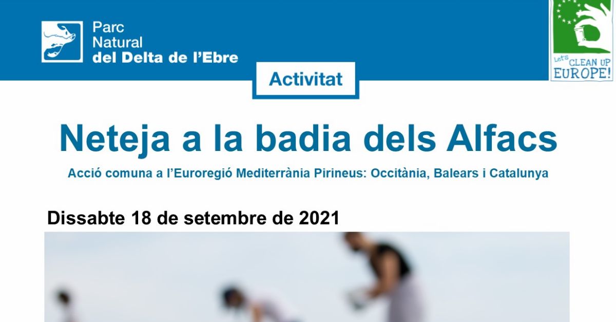 Limpieza en la bah�a de Els Alfacs