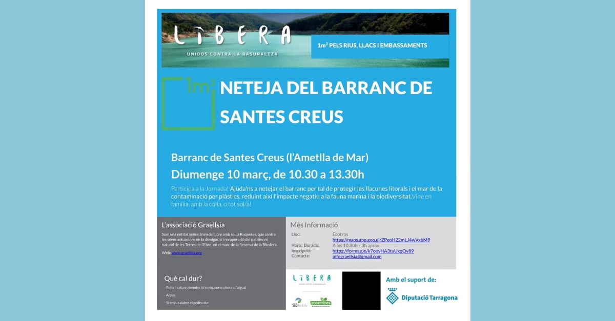Neteja del barranc de Santes Creus Neteja del barranc de Santes Creus