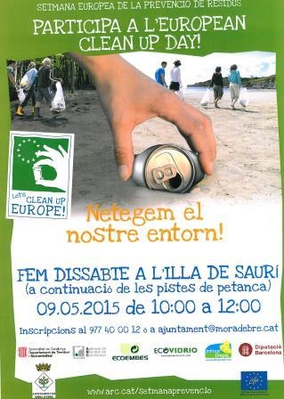 Netejem el nostre entorn: Fem dissabte a l’illa de Saurí de Móra d’Ebre Netejem el nostre entorn: Fem dissabte a l’illa de Saurí de Móra d’Ebre