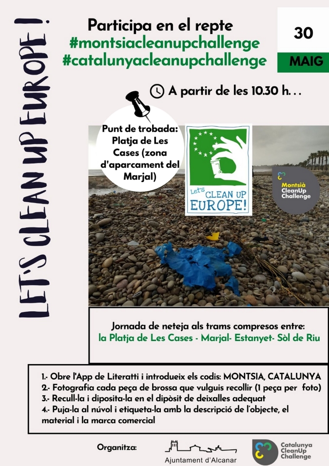 Jornada de neteja a les platges de Les Cases d’Alcanar Jornada de neteja a les platges de Les Cases d’Alcanar