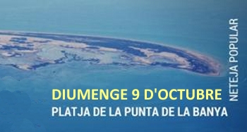 Limpieza popular a la Playa Punta de la Banya