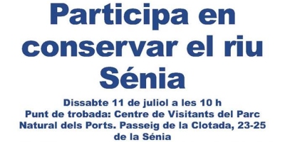 Participa en conservar el riu S�nia