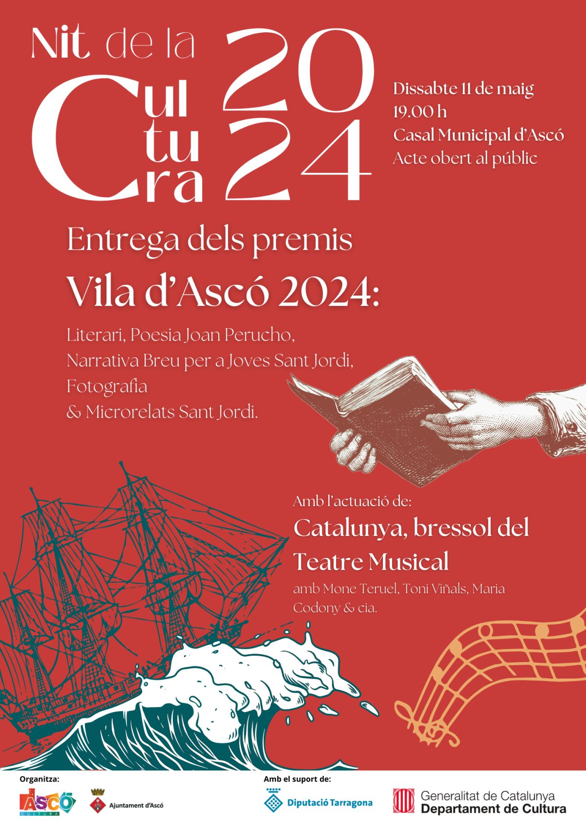 Msica, fotografia i literatura seran les grans protagonistes de la V Nit de la Cultura d’Asc | EbreActiu.cat, revista digital d’oci actiu | Terres de l’Ebre ...