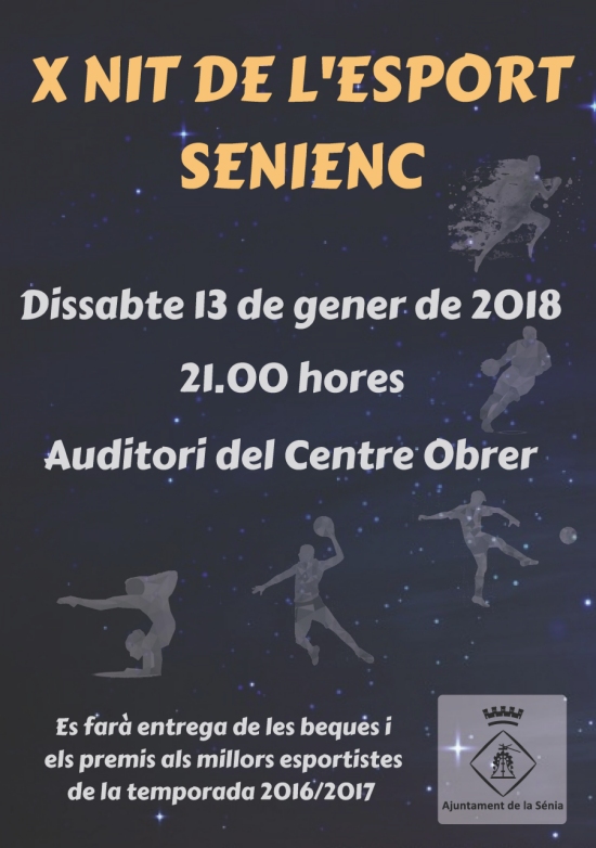 X Nit de l&rsquo;esport senienc