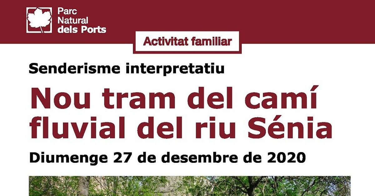 Senderisme interpretatiu: Nou tram del cam� fluvial del riu S�nia
