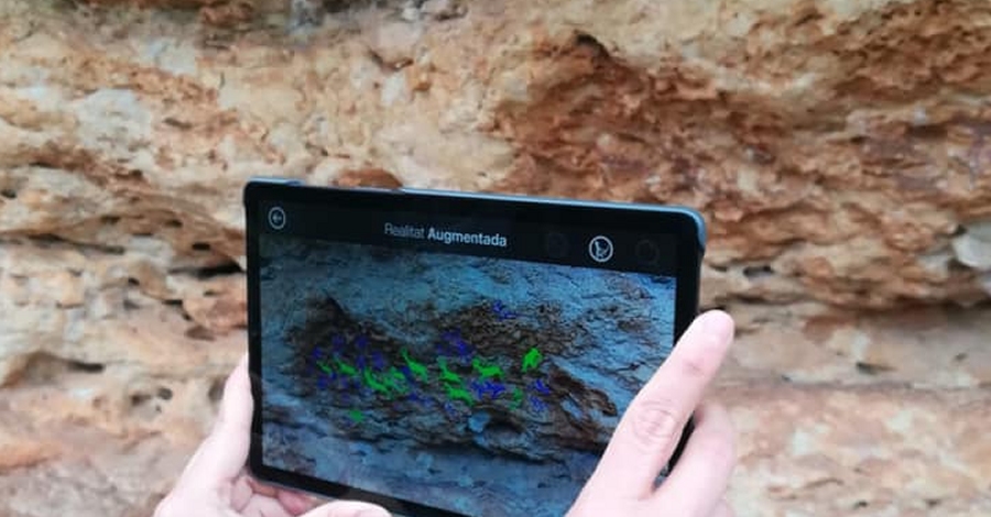 La nova versi de lapp de realitat augmentada millorar lexperincia de les visites al conjunt dart rupestre dUlldecona