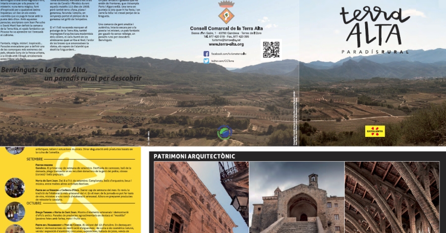 S’edita un plnol amb els principals atractius turstics de la Terra Alta  | EbreActiu.cat, revista digital d’oci actiu | Terres de l’Ebre ...