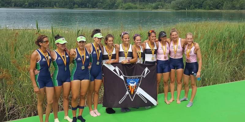 El Club N�utic Amposta es classifica en tercera posici� al Campionat d�Espanya de Rem