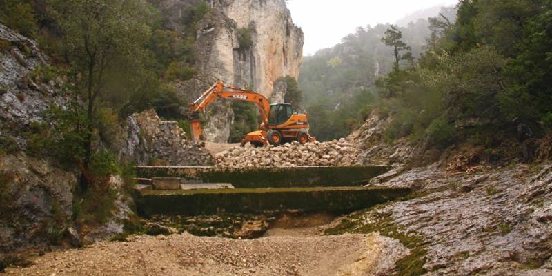 El Parc Natural dels Ports recupera l’hbitat fluvial del barranc de la Fou, a la Snia | EbreActiu.cat, revista digital d’oci actiu | Terres de l’Ebre ...